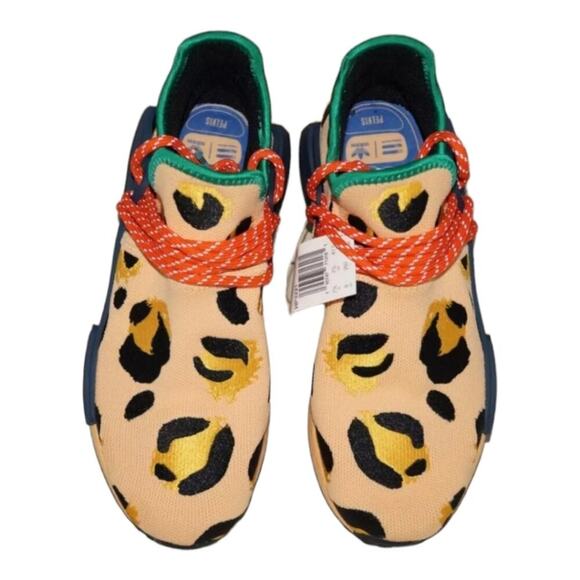 ADIDAS x PHARELL WILLIAMS MENS HU NMD ANIMAL PRINT SNEAKERS SHOES Size 10 11 NEW - Picture 2 of 15